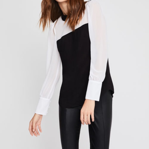 BCBGeneration Tops - !5 for $25! BCBGeneration Mixed Media Shirt